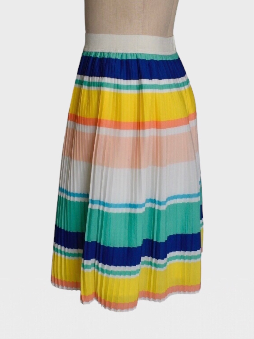 Merona Striped Pleated Skirt - Picture 4 of 5